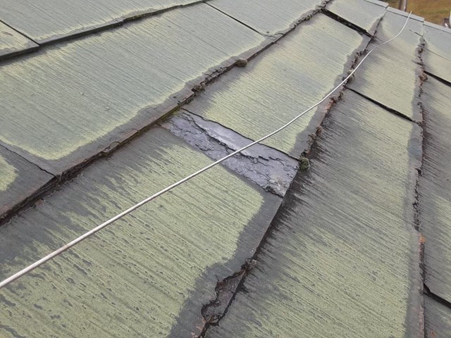 屋根材剥がれパミール